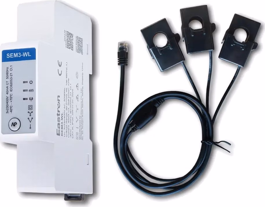 Eastron SEM3-WL, elektroměr, třífázový, RS485 Modbus RTU, Wi-Fi