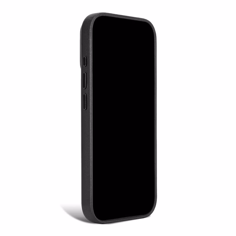 Decoded kryt Leather Case Magsafe pre iPhone 18 Pro Max - Black