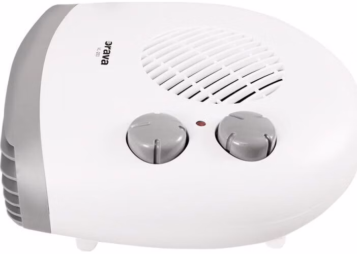 Orava VL-203 horkovzdušný ventilátor, 1000-2000 W, přepínač výkonu, 15-20 m2, 2 úrovně výkonu, bílá