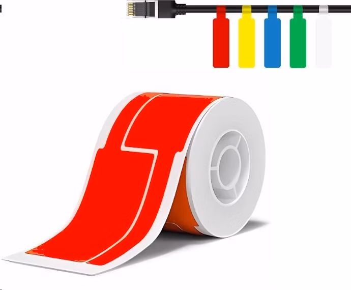 Niimbot štítky na kabely T 25x76mm 200ks Červené pro B21, B21S, B3, B1S