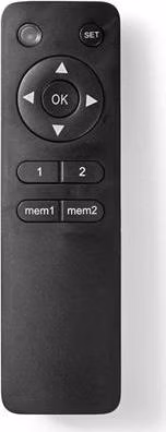 Nedis TVMTRC5800BK - Náhradní Dálkový Ovladač | pro Držák na TV | Pevný | 1 Zařízení | Rádiová Frekvence | Černá
