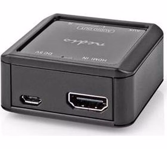 Nedis ACON3415AT - Digitální audio převodník | 1cestný | Vstup HDMI ™ | Výstup 2x (2x RCA Zásuvka) / 3.5 mm | Antracit