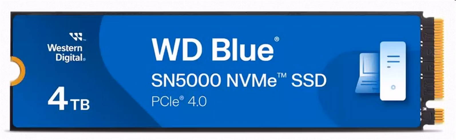 WD Blue SN5000 SSD 4TB M.2 NVMe Gen4 5500/5000 MBps