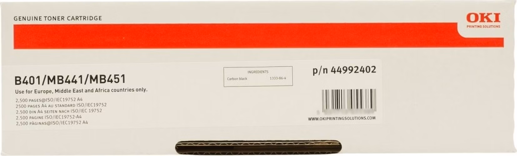 OKI originál toner 44992401 do B401/MB441/MB451/MB451w (1 500 stran)
