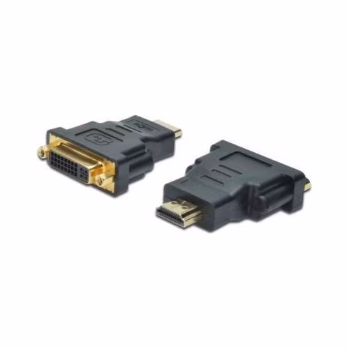Digitus adaptér HDMI A samec / DVI(24+5) samice, černo/šedý