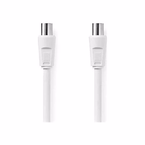 Nedis CSGL40000WT30- Koaxiální Kabel 90 dB | IEC (Koax) Zástrčka - IEC (Koax) Zásuvka | 3 m | Bílá