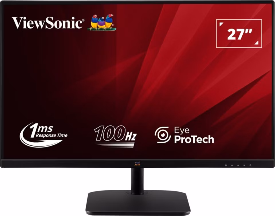 ViewSonic VA2732-H-2 27" 16:9 27" 1920 x 1080 SuperClear® IPS monitor, VGA and HDMI, 1ms 100Hz