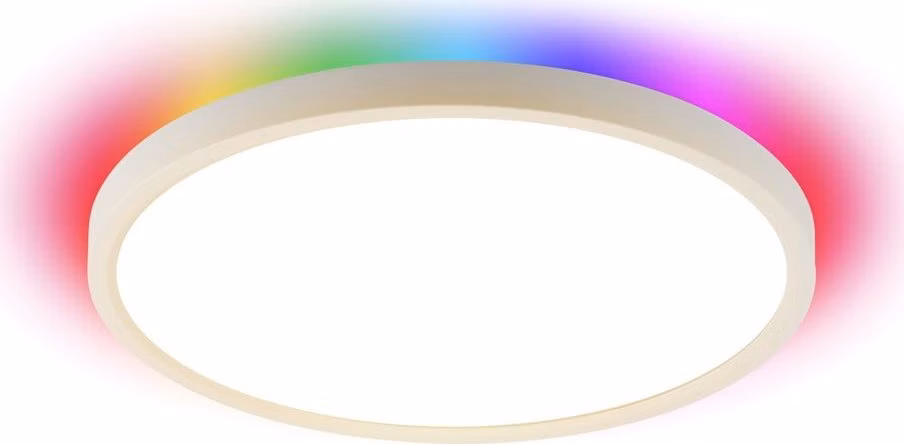 IMMAX NEO LITE TUDO SMART stropní svítidlo RGB podsvícení 60cm 65W, s podporou BEACON, Wi-Fi, TUYA, bílé