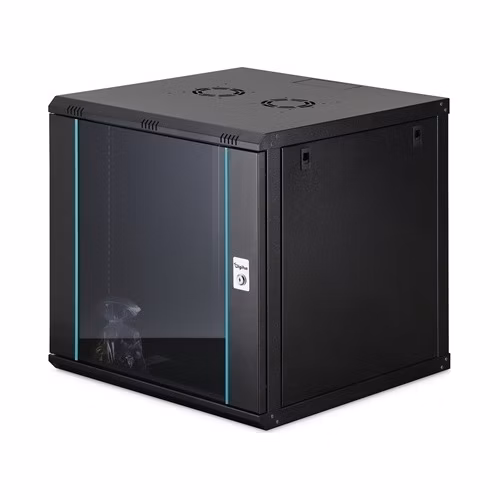 DIGITUS DN-37111 Nástěnná skříň 12U, Dynamic-N, 19", 600x600mm, nesmontovaná černá (RAL 9005)