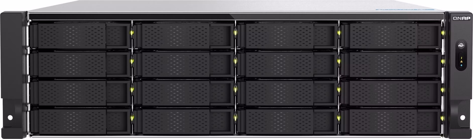 QNAP TS-h1677AXU-RP-R7-32G (8C/AMDRyzen77000/5,3GHz/32GBRAM/16xSATA/2xM.2/2x2,5GbE/2x10GbE/2xUSB3.2/3xPCIe/RP)