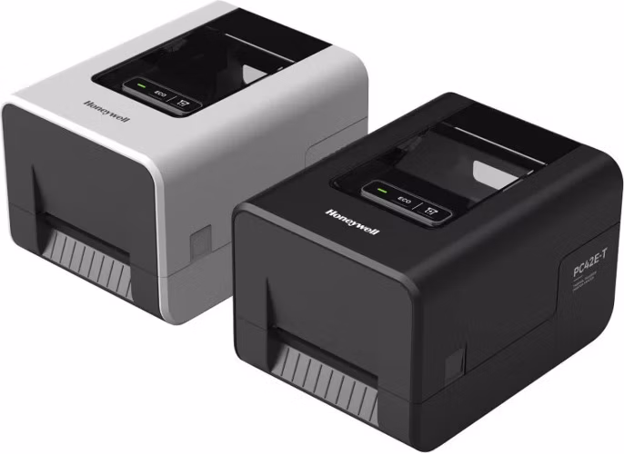 Honeywell - PC42E-T, USB, Ethernet, 300dpi, White, 1&amp;0.5'', no power cord
