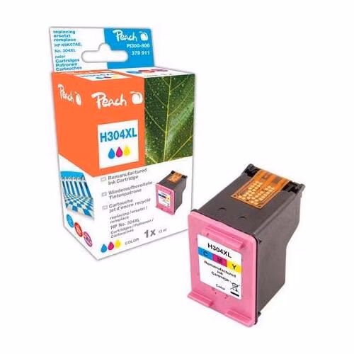 PEACH kompatibilní cartridge HP N9K07AE, No 304XL, color, 13ml