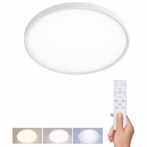 Solight LED osvětlení s dálkovým ovladačem Estela White UGR, 40W, 4300lm, 40cm, URG