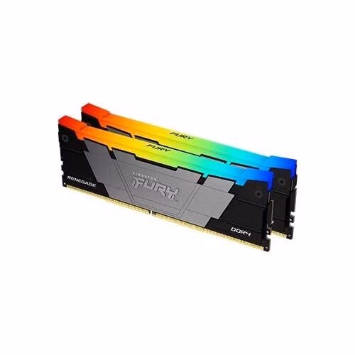 BAZAR KINGSTON DIMM DDR4 32GB (Kit of 2) 3600MT/s CL16 1Gx8 FURY Renegade RGB (POŠKOZENÝ OBAL)
