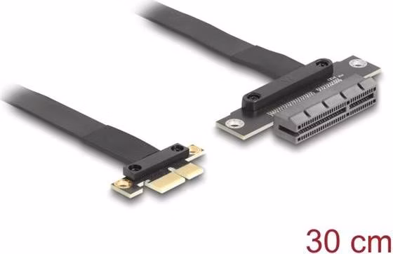 Delock Riser karta PCI Express 3.0, ze zástrčky x1 na slot x4, s kabelem, délka 30 cm