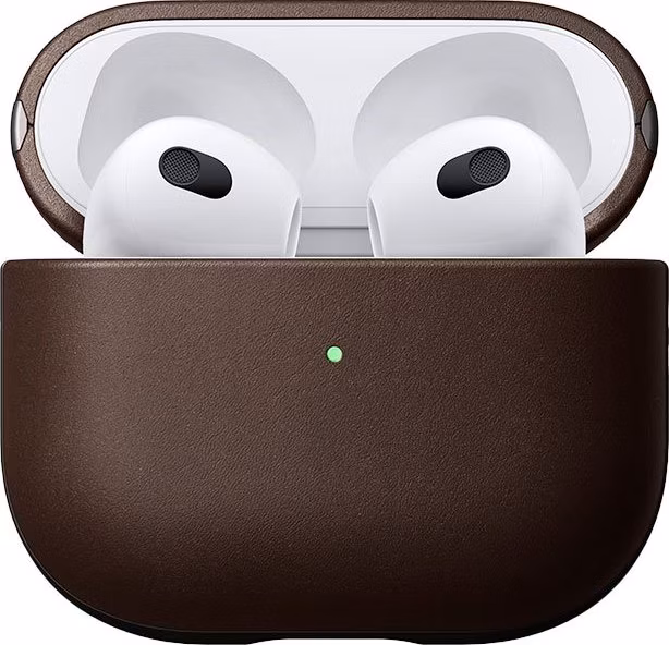 Nomad puzdro Modern Leather Case pre Apple Airpods 3 - Rustic Brown