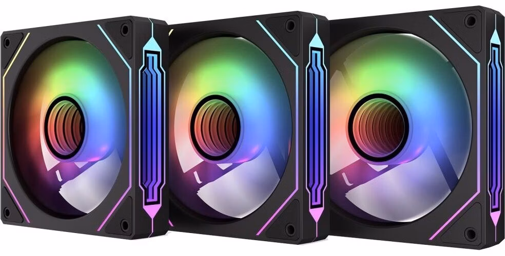 Krux ventilátor Corvus 120 ARGB KIT / 3x120 mm ARGB fan / infinity mirror efekt