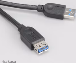 AKASA - predlžovací kábel USB 3.0 typ A - 1,5 m