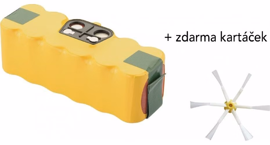 PATONA baterie pro robotický vysavač iRobot Roomba 3300mAh, 14,4V Ni-MH, pro sérii 5xx/6xx/7xx/8xx + kartáček ZDARMA