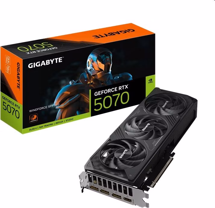 Gigabyte GeForce RTX 5070 WINDFORCE SFF 12G POUZIVANA