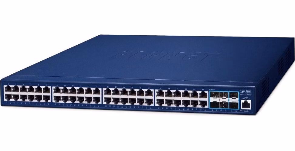 Planet GS-6311-48T6X L3 switch, 48x1Gb, 6x10Gb SFP+, QoS