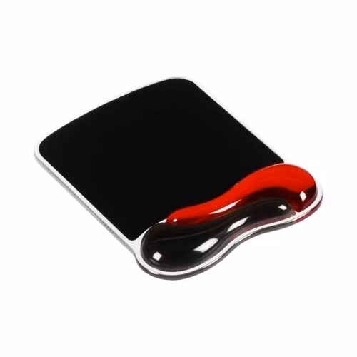 Kensington podložka pod myš Duo Gel Mouse Pad - černo-červená
