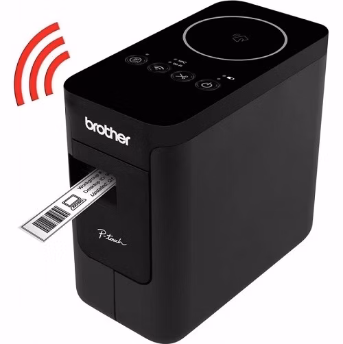 Tlačiareň štítkov BROTHER PT-P750W - 24 mm, TZe pásky, WIFI, profesionálna tlačiareň štítkov pre PC
