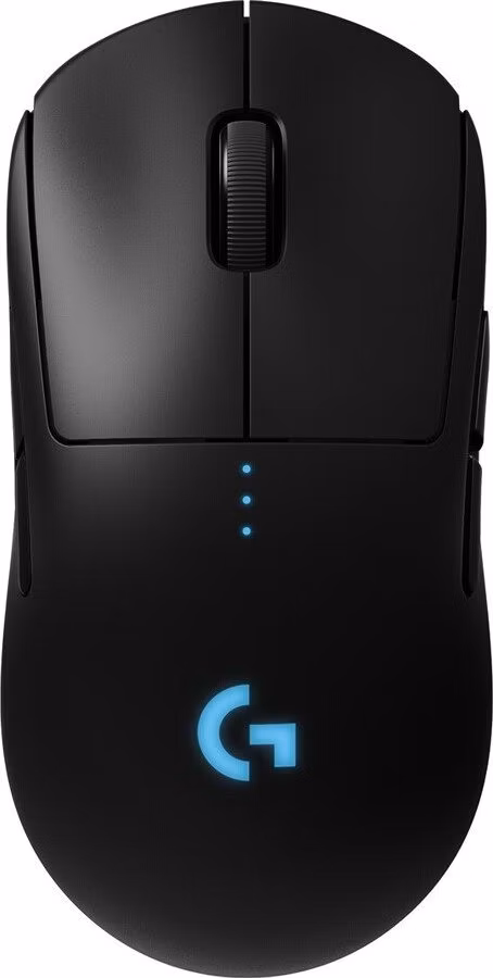 Logitech myš Gaming G PRO/ Bezdrátová/ Optická/ 25600dpi/ USB přijímač/ černá