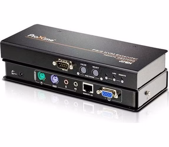 ATEN KVM CE-370 PS/2 VGA/Audio Cat 5 Extender KVM s funkcí Deskew (1280 x 1024 na 300 m)