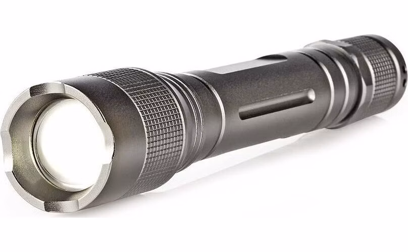 NEDIS LED svítilna/ napájení z baterie/ 3 V DC/ 3 W/ 150 lm/ dosah 120 m/ šedá