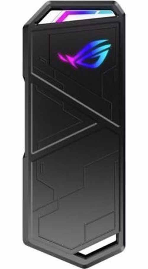 ASUS ROG STRIX ARION SSD NVME AURA case, USB-C 3.2, M.2 NVMe SSD kovový box, délka 30-80 mm, AURA RGB