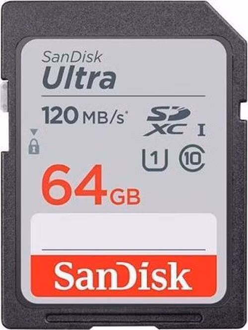 SanDisk Ultra GO SDXC UHS-I Card 64GB SD 140MB/s Read Full HD video