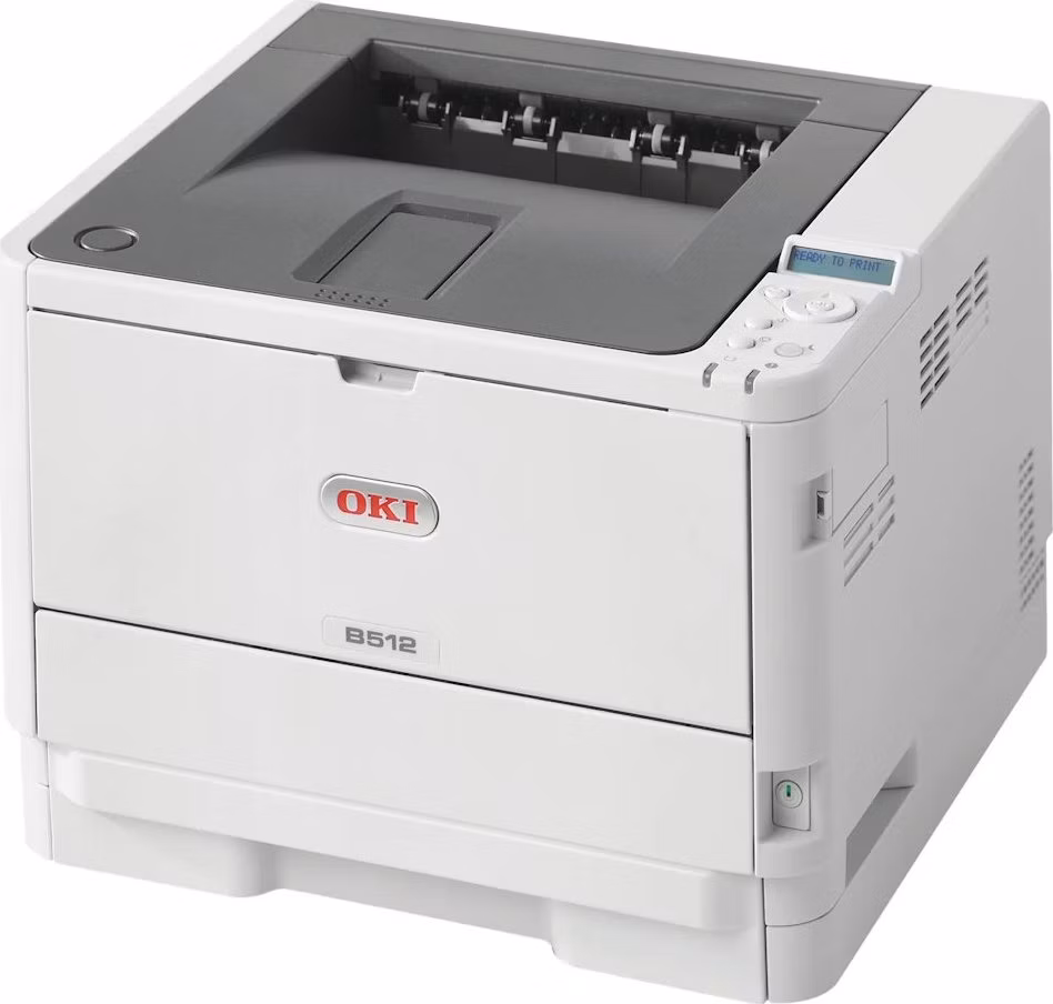OKI B512dn A4, čb, 1200x1200, 45 ppm, USB 2.0, PCL6+PS3, duplex, LAN