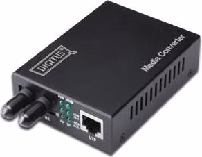 Digitus Media Converter 10/100/1000Base-T to 1000Base-SX (ST)  + zdroj 0,5 KM