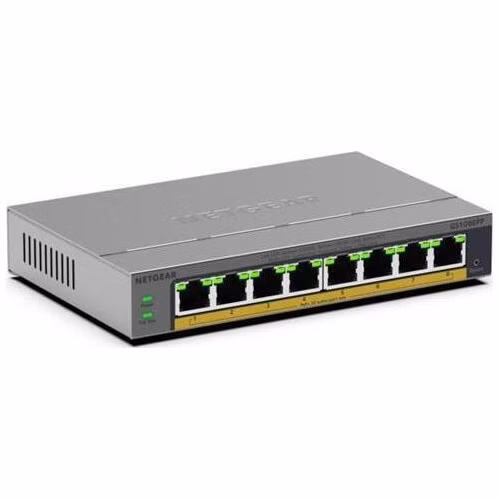 Netgear 8PT GIGABIT UNMANAGEABLE PLUS SWITCH W/ POE+