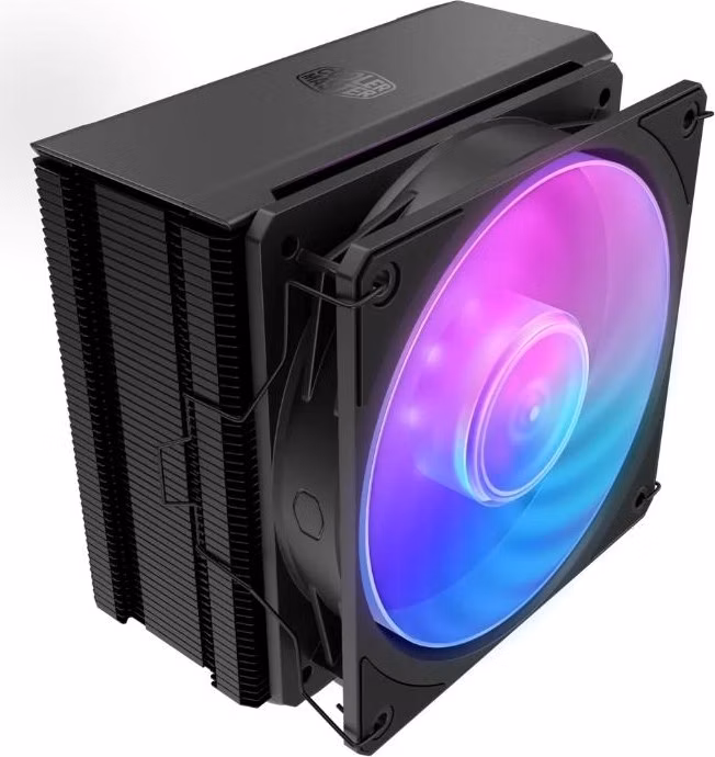 Cooler Master CPU Chladič Hyper 212 3DHP BLACK ARGB, 1x120mm, ARGB, LGA1851, AM5, černá