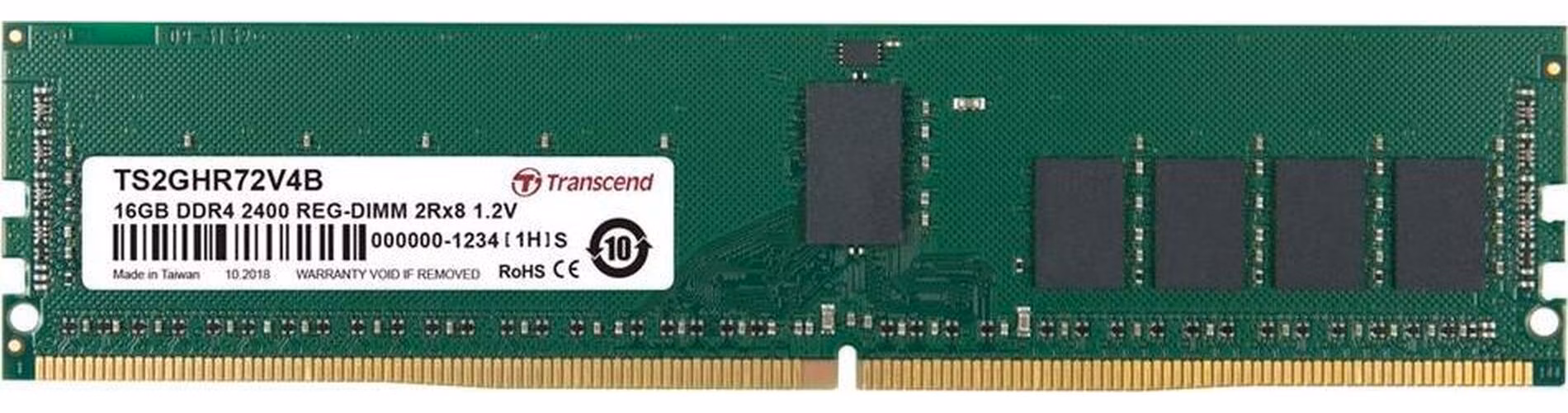 Transcend paměť 16GB DDR4 2666 R-DIMM 2Rx8 CL19