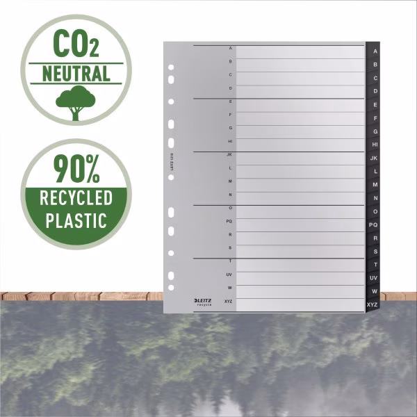 LEITZ Ekologické rejstříky RECYCLE A-Z A4 PP