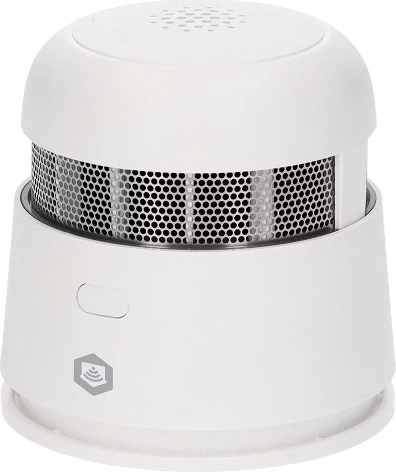 NEDIS chytrý detektor kouře/ Zigbee 3.0/ napájení z baterie/ životnost 10 let/ EN 14604/ Android &amp; iOS/ 85 dB/ bílý