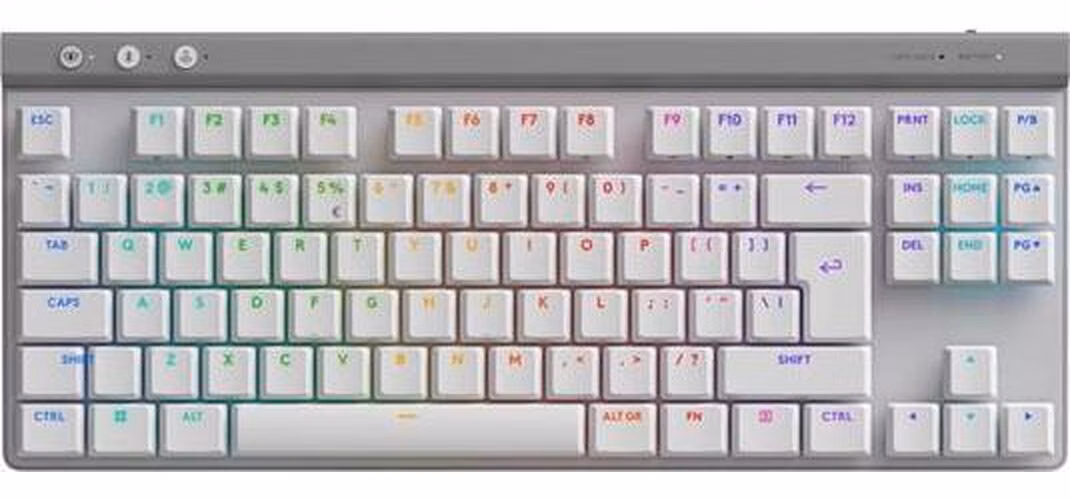 Logitech® G515 LIGHTSPEED TKL Wireless Gaming Keyboard - WHITE - US INT'L
