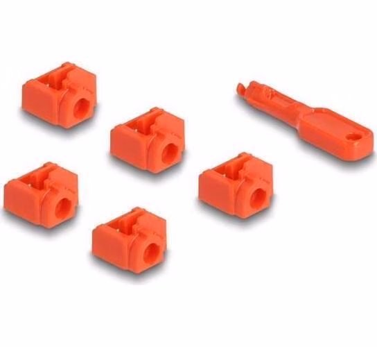 Delock Sada na blokování portů RJ45 pro zásuvkové rozhraní RJ45, 10 ks