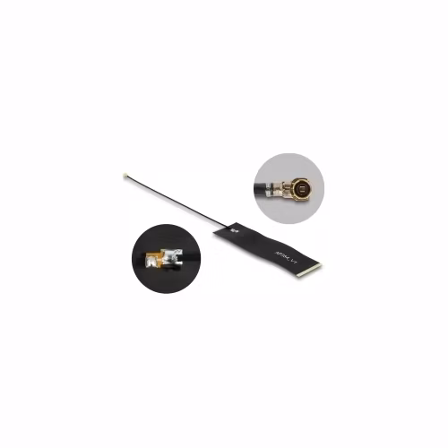 Delock LoRa Anténa 863 - 928 MHz MHF® 4 samec 1,68 dBi 1.13 15 cm FPC černá samolepící