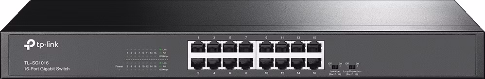 TP-Link TL-SG1016 16x Gigabit Rackmount Switch