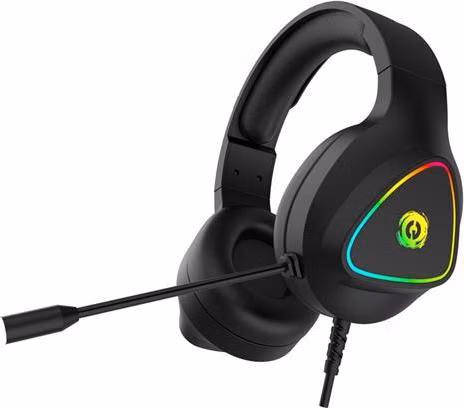 Canyon GH-6, Shadder herný headset, USB / 2x 3.5mm jack, 2m kábel, multicolor RGB podsvietenie, čierny