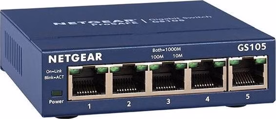 Netgear 5x 10/100/1000 Ethernet Unmanaged Switch