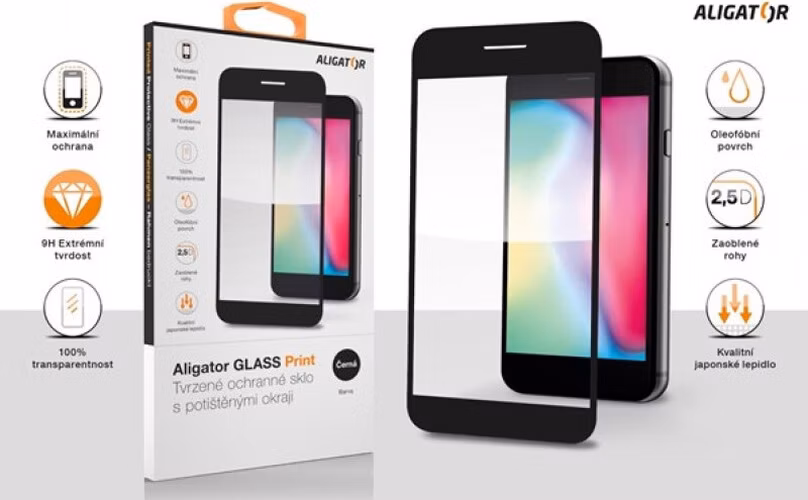 Aligator sklo GLASS PRINT Xia Redmi Note 13 Pro 5G