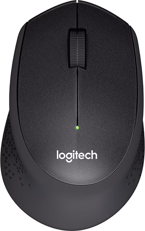 Logitech M330/Kancelárska/Optická/Pre pravákov/1 000 DPI/Bezdrôtová USB/Čierna