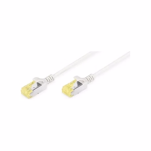 Digitus Tenký propojovací kabel CAT 6A U-FTP Cu, LSZH AWG 28/7, délka 3 m, barva šedá