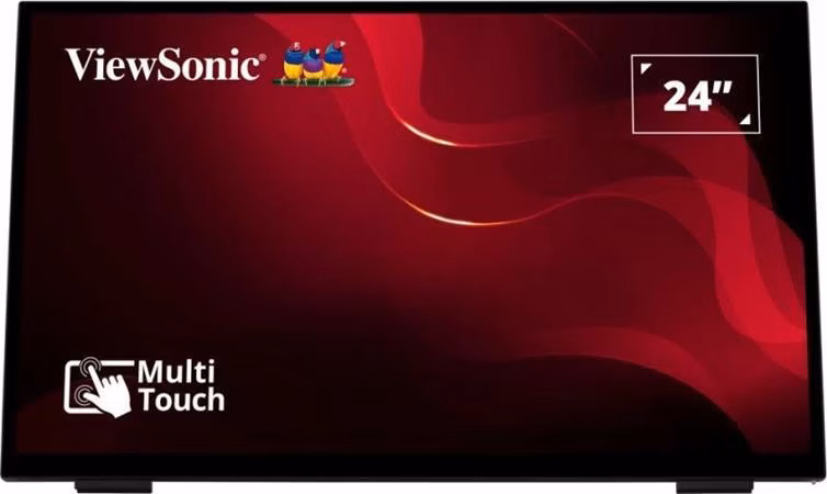 Viewsonic TD2465 In-cell dotykový IPS 24" FHD1920x1080/50M:1/1000:1/250cd/6ms/HDMI/DP/USB A/USB B/VESA/Repro/