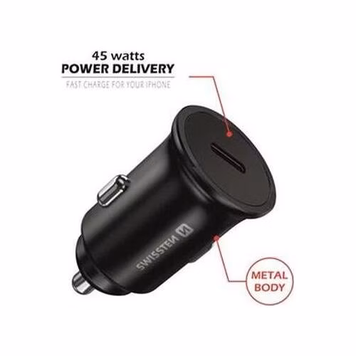 SWISSTEN CL ADAPTÉR PD3.0 45W ČERNÝ